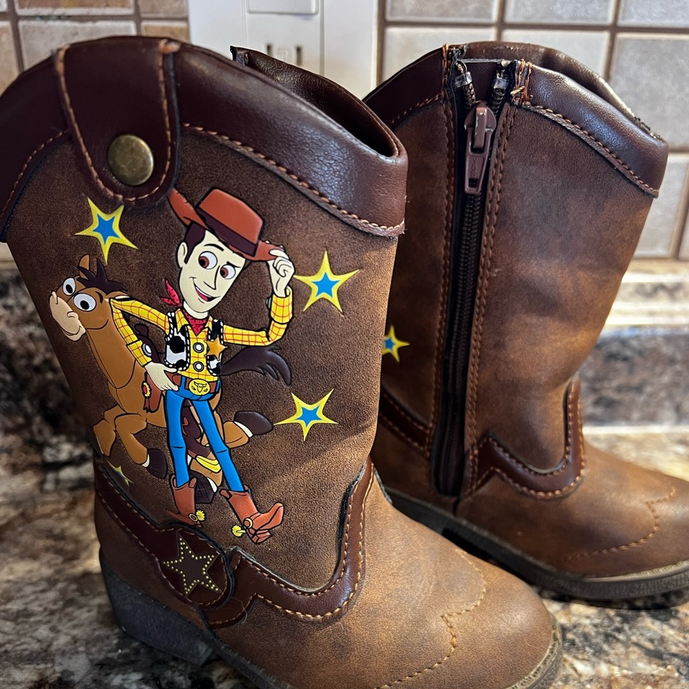 Toy story boots. Toddler size 5
